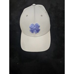 Black Clover Live Lucky Hat Gray Blue Maui Nui Golf Club Hawaii S/M 4 Leaf